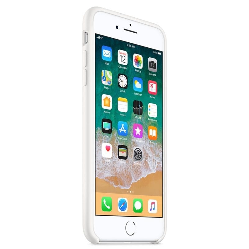 Apple White Silicone Coque iPhone 7 Plus/8 Plus