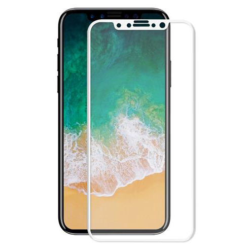 Full 3D Tempered Glass White iPhone X/XS