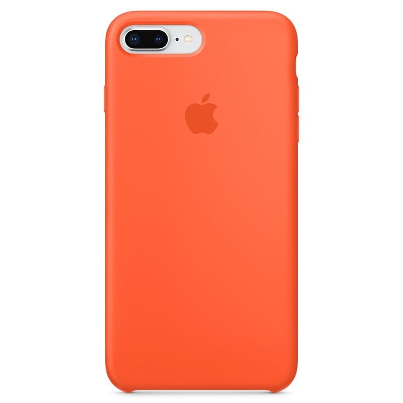 Apple Spicy Orange Silicone Coque iPhone 7 Plus/8 Plus