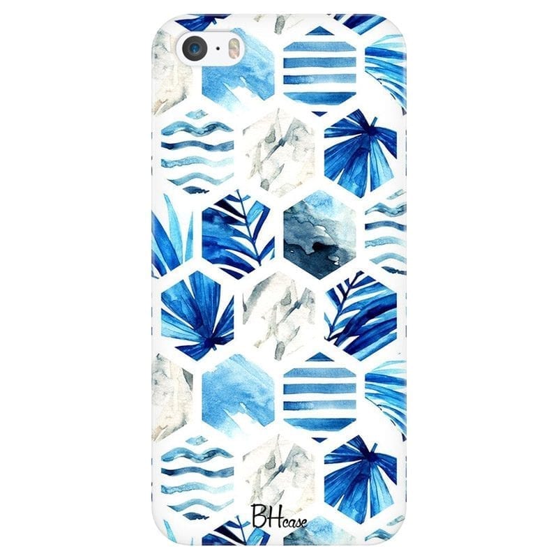 Blue Design Coque iPhone SE/5S
