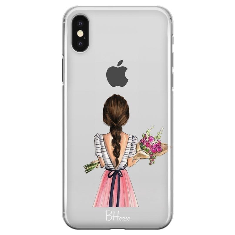 Floral Girl Coque iPhone XS Max