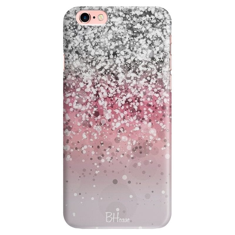 Glitter Pink Silver Coque iPhone 6 Plus/6S Plus