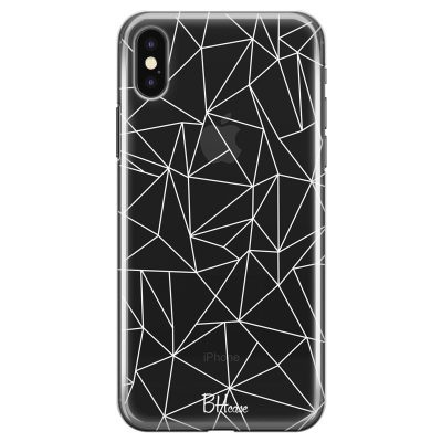 Lines White Net Coque iPhone XS Max