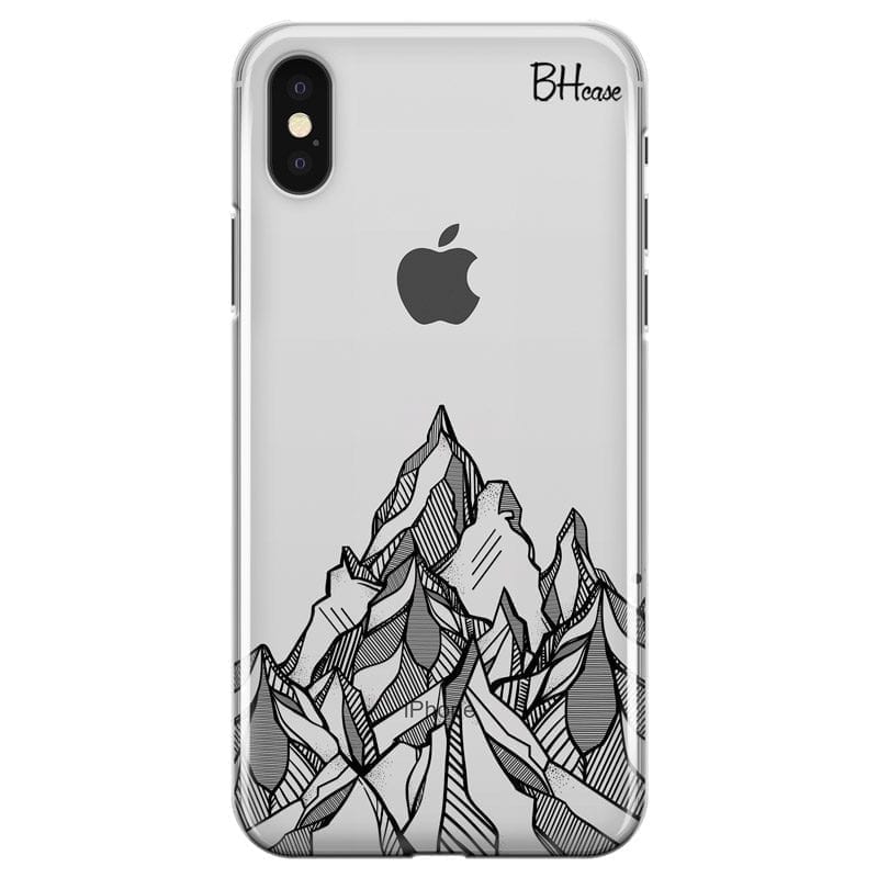 Mountains Geometric Coque iPhone XS Max