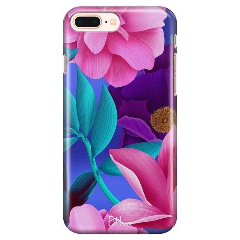 Pinky Floral Coque iPhone 7 Plus/8 Plus