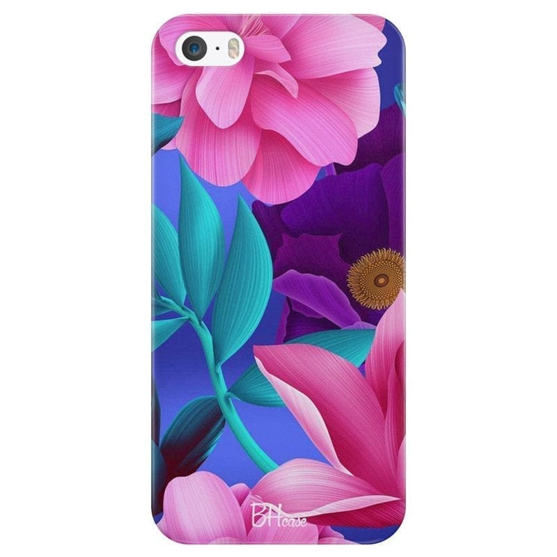 Pinky Floral Coque iPhone SE/5S
