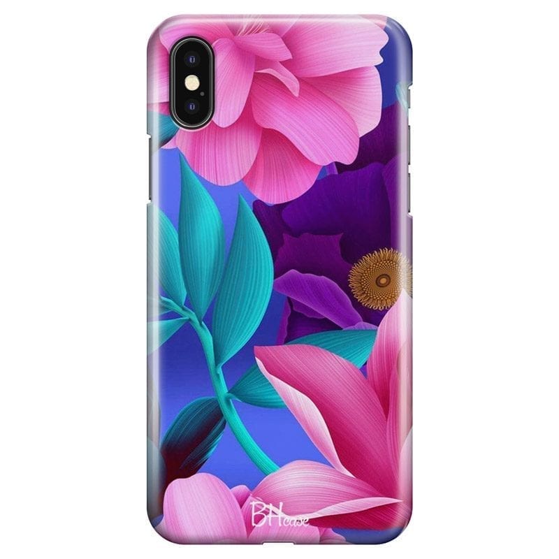 Pinky Floral Coque iPhone XS Max