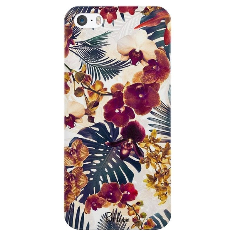 Tropical Floral Coque iPhone SE/5S