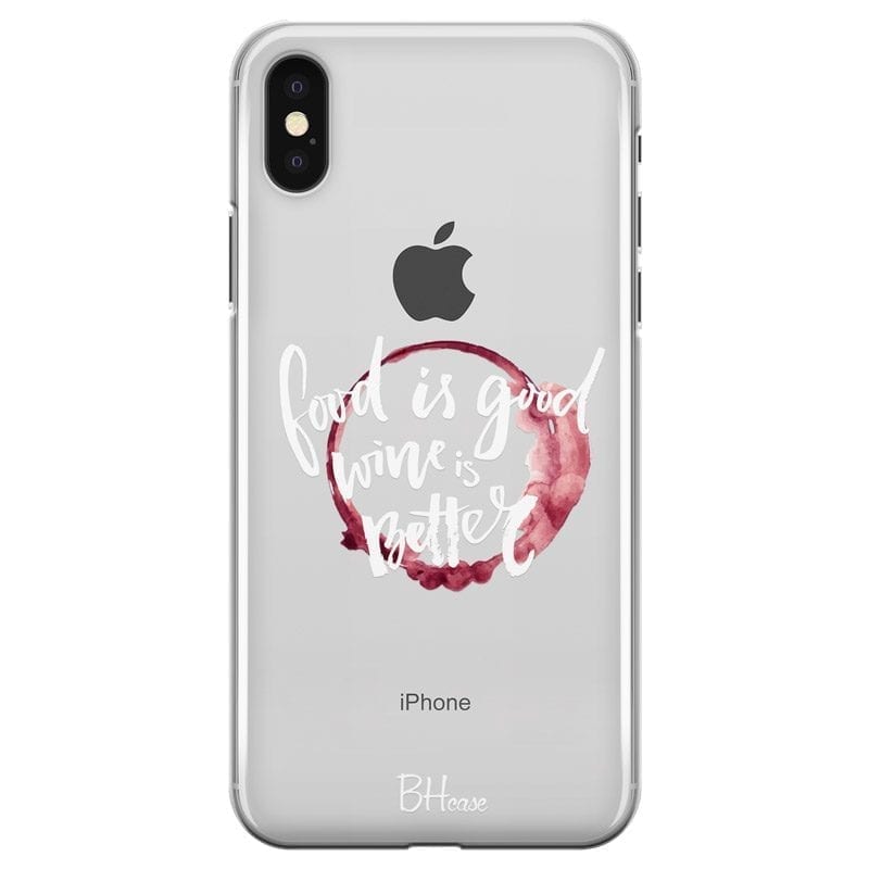 Wine Is Better Coque iPhone XS Max