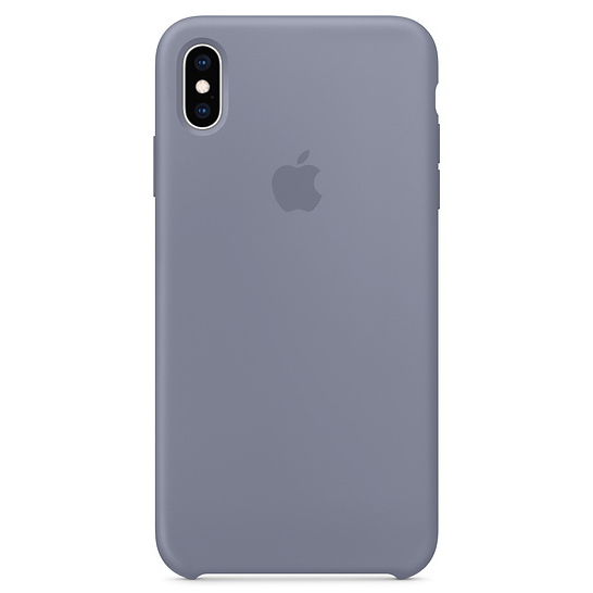 Apple Lavender Gray Silicone Coque iPhone XS Max