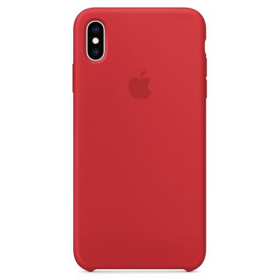 Apple Product Red Silicone Coque iPhone XS Max