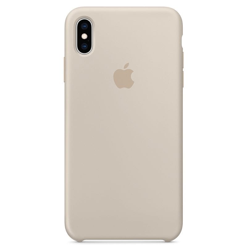 Apple Stone Silicone Coque iPhone XS Max
