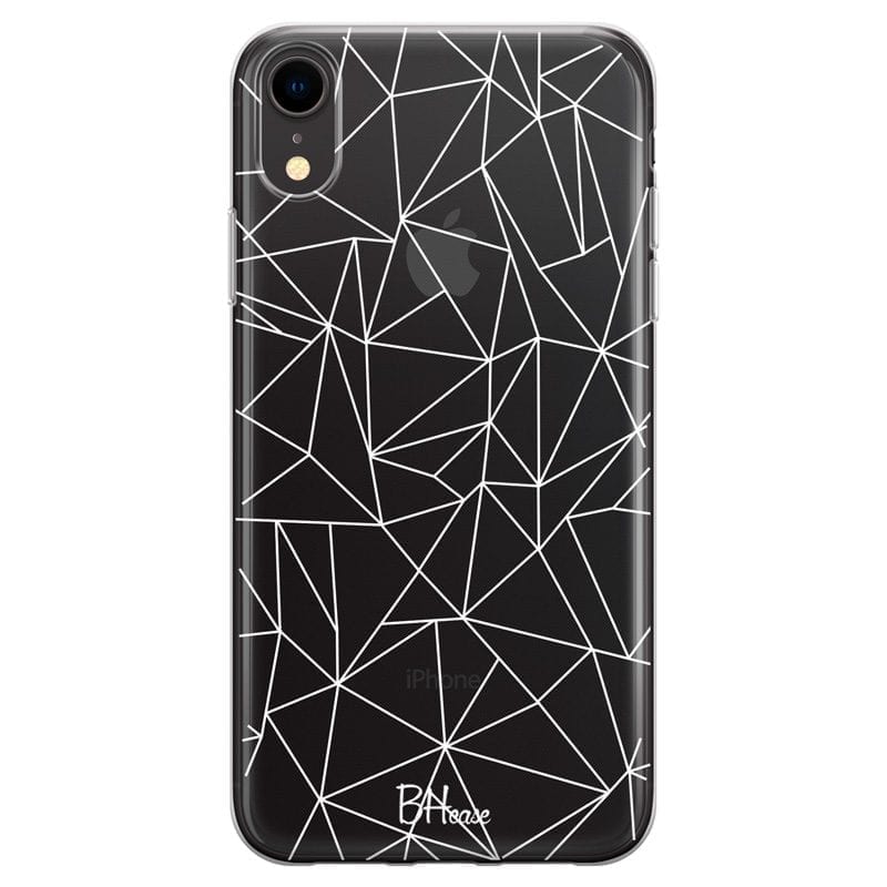 Lines White Net Coque iPhone XR
