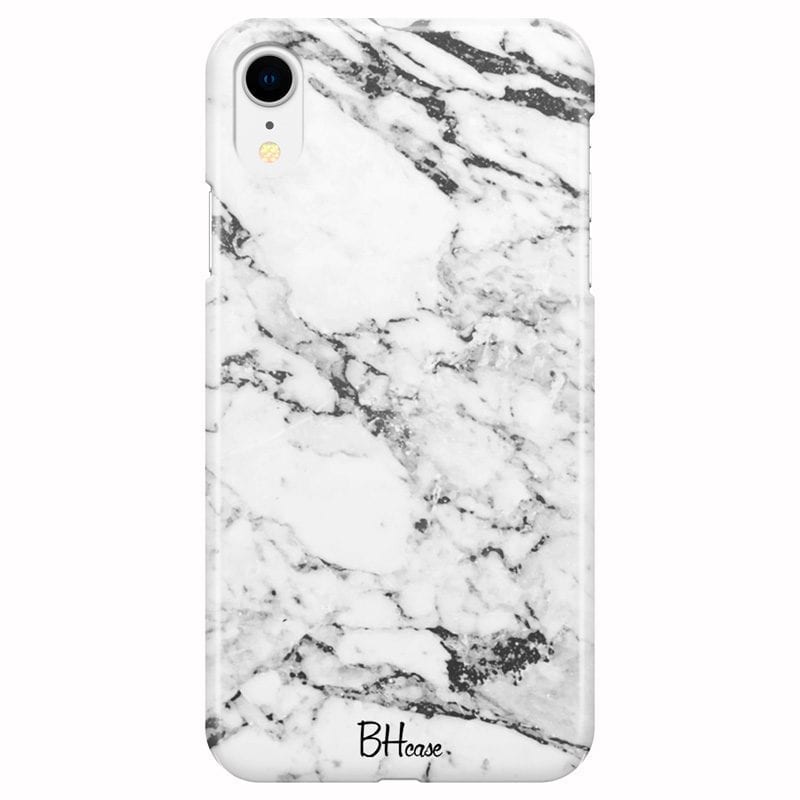 Marble White Coque iPhone XR
