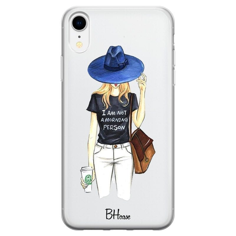 Morning Person Girl Coque iPhone XR