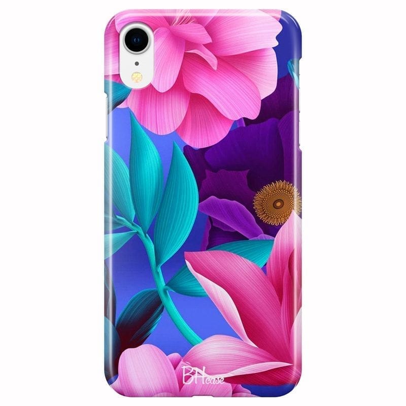 Pinky Floral Coque iPhone XR