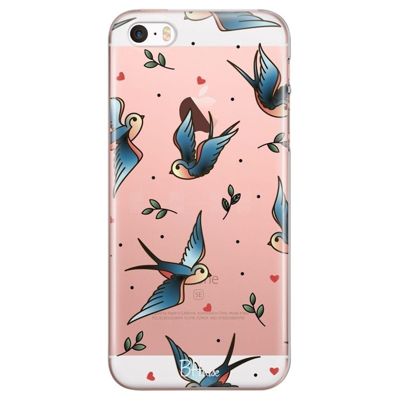 Birds Tattoo Coque iPhone SE/5S