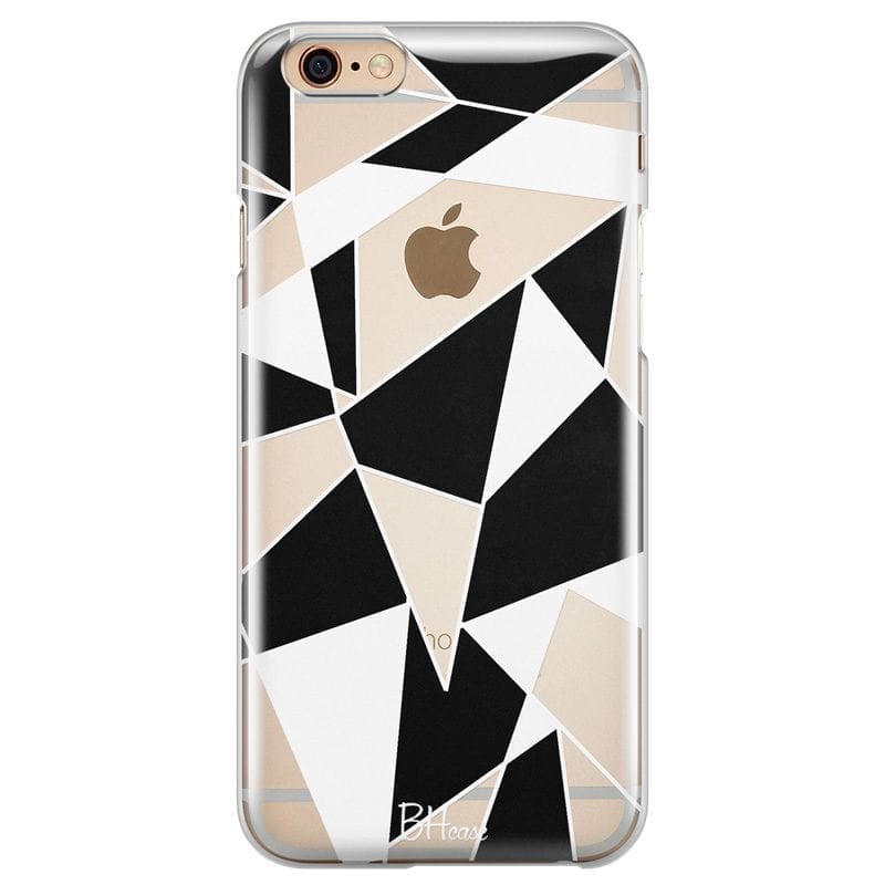 Black White Geometric Coque iPhone 6 Plus/6S Plus