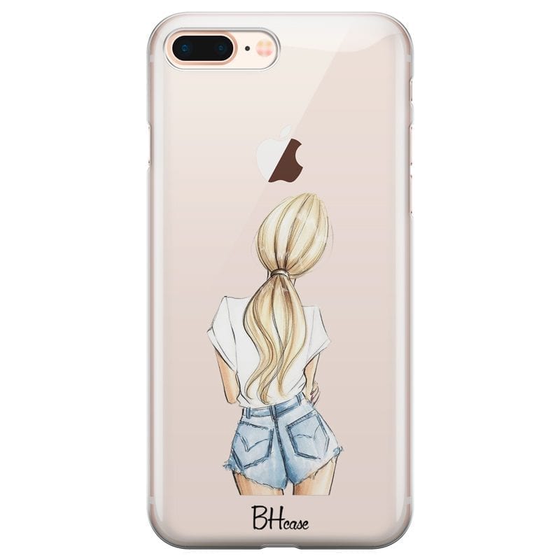 Blonde Back Girl Coque iPhone 7 Plus/8 Plus
