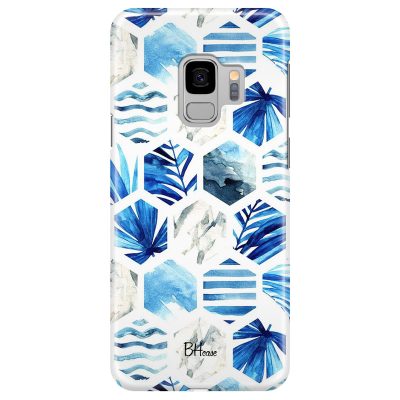 Blue Design Coque Samsung S9