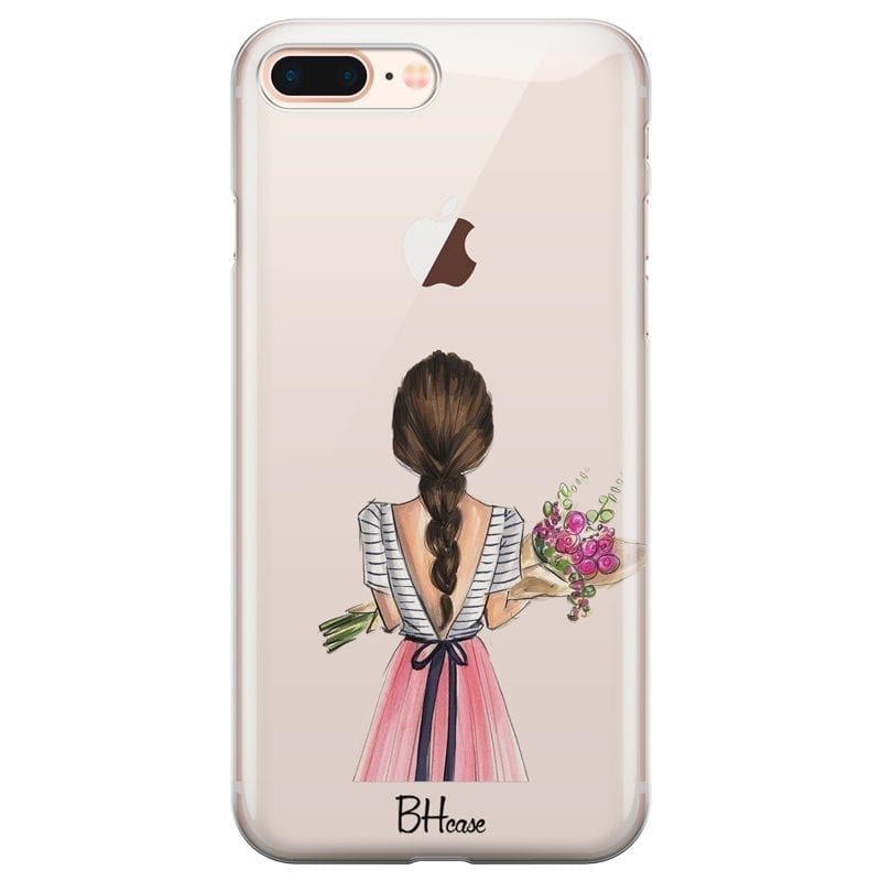 Floral Girl Coque iPhone 7 Plus/8 Plus
