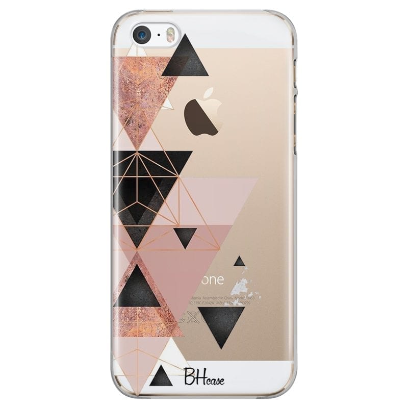 Geometric Pink Coque iPhone SE/5S