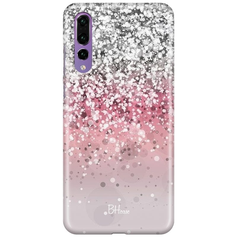 Glitter Pink Silver Coque Huawei P20 Pro
