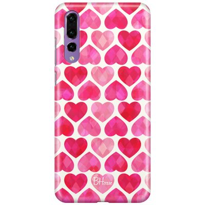 Hearts Pink Coque Huawei P20 Pro