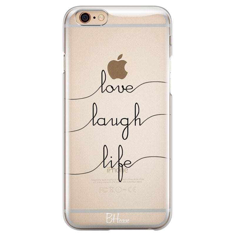 Love Laugh Life Coque iPhone 6 Plus/6S Plus