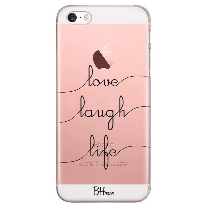 Love Laugh Life Coque iPhone SE/5S