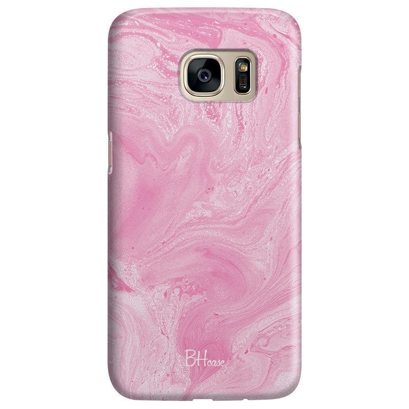 Marble Pink Coque Samsung S7