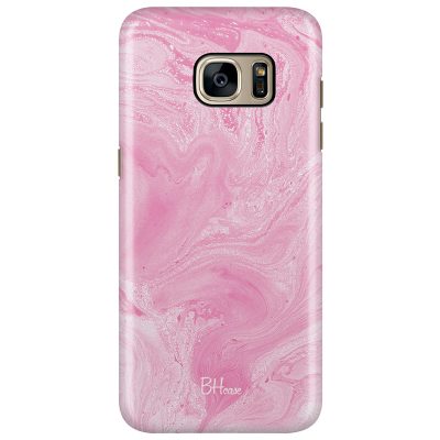 Marble Pink Coque Samsung S7 Edge