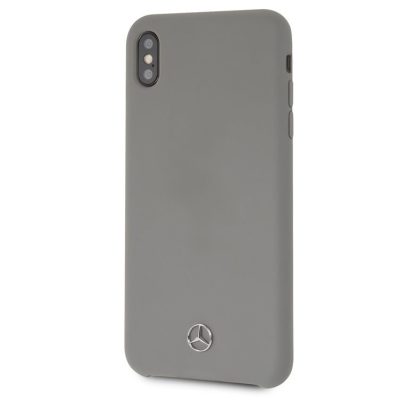 Mercedes Silicone Lining Grey Coque iPhone XS Max