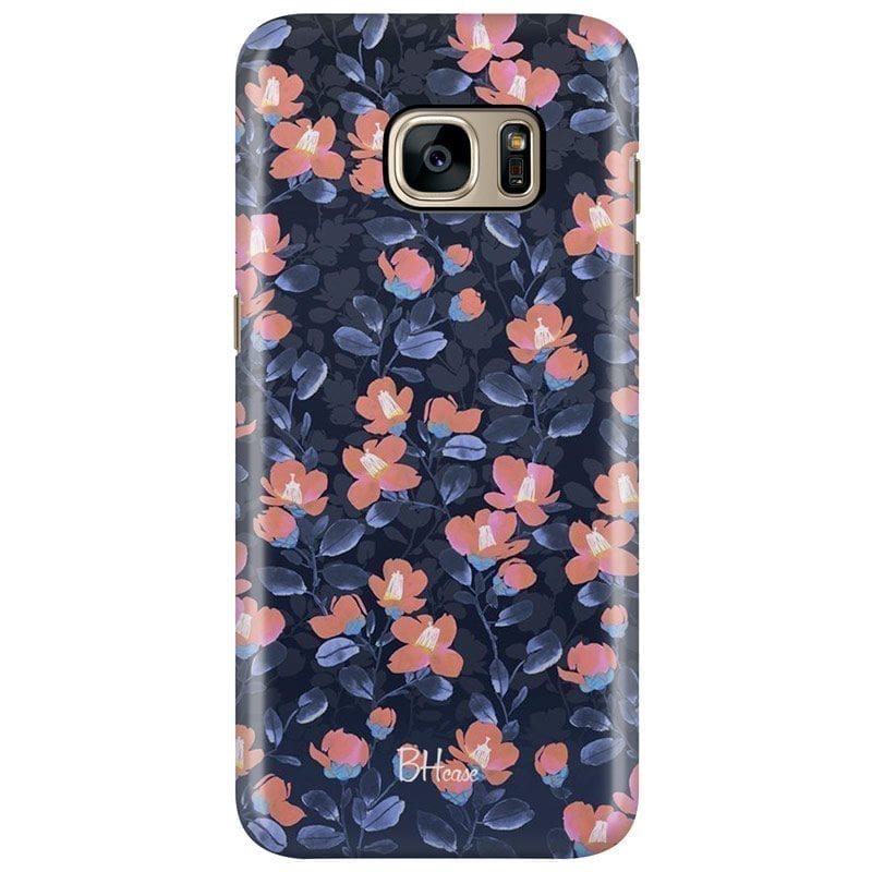 Midnight Floral Coque Samsung S7 Edge