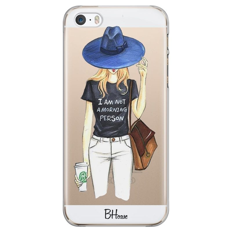 Morning Person Girl Coque iPhone SE/5S