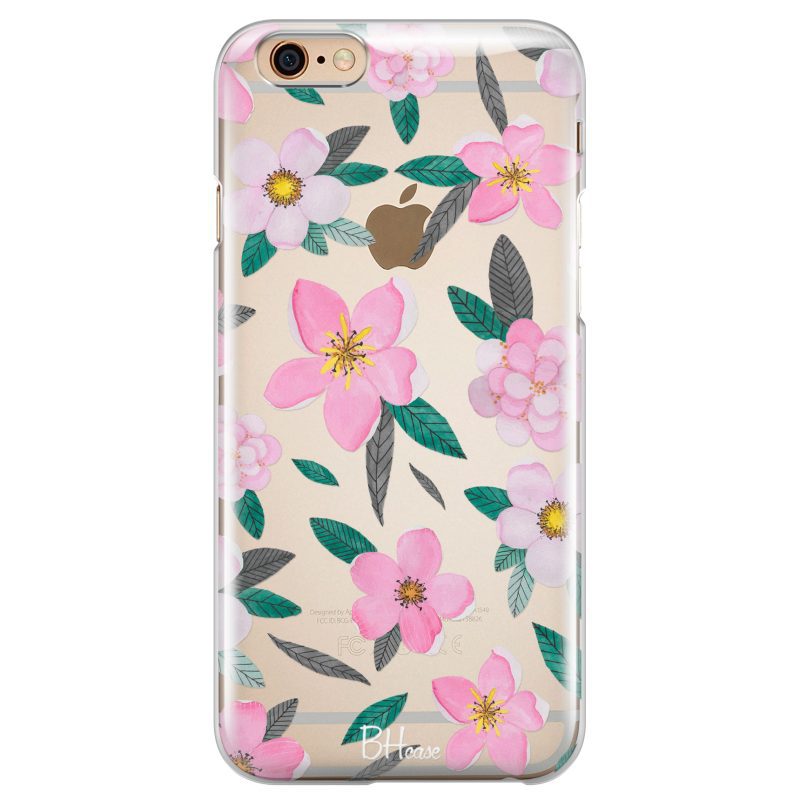 Pink Floral Coque iPhone 6 Plus/6S Plus