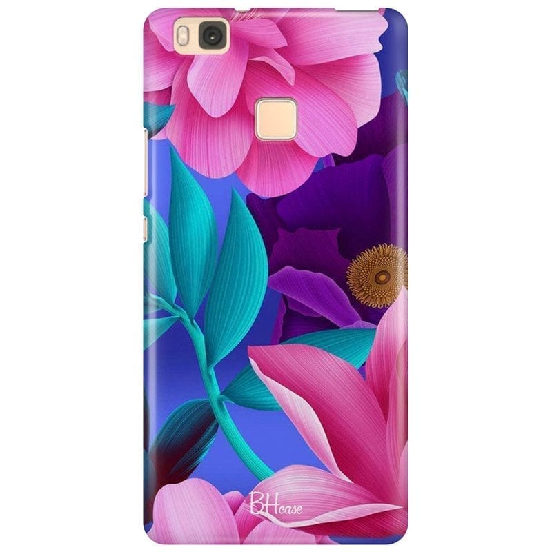 Pinky Floral Coque Huawei P9 Lite