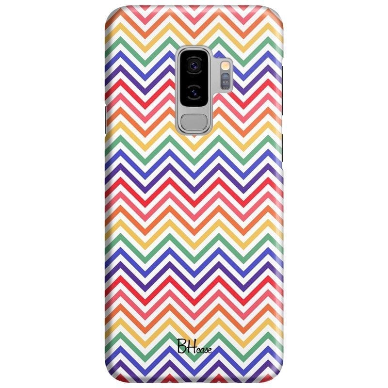 Rainbow Geometric Coque Samsung S9 Plus