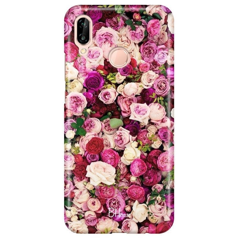 Roses Pink Coque Huawei P20 Lite
