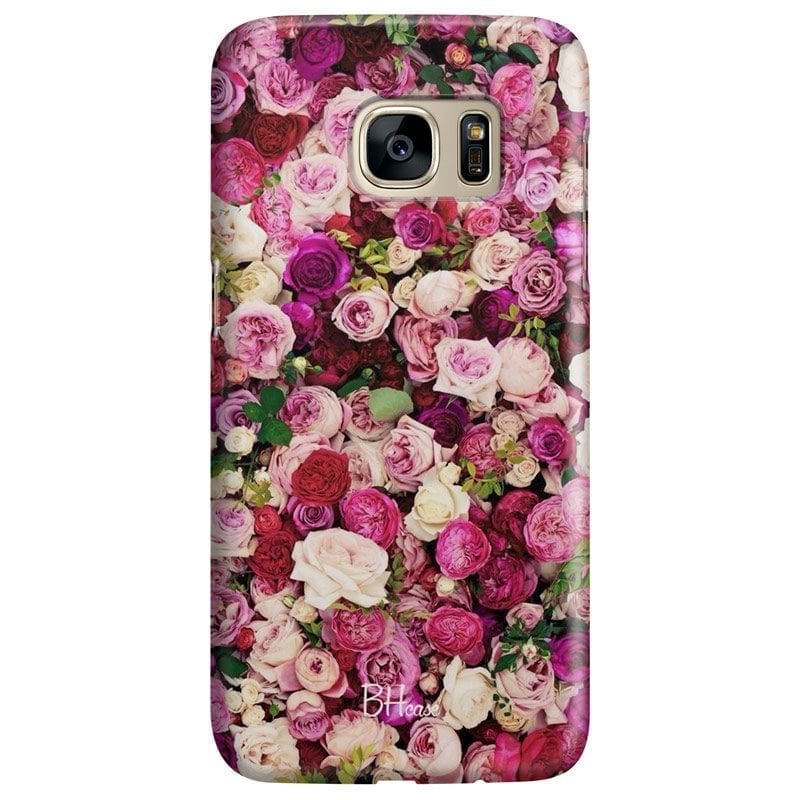 Roses Pink Coque Samsung S7