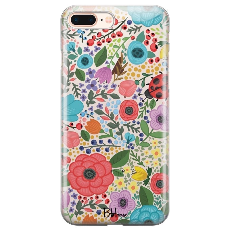Spring Flowers Coque iPhone 7 Plus/8 Plus