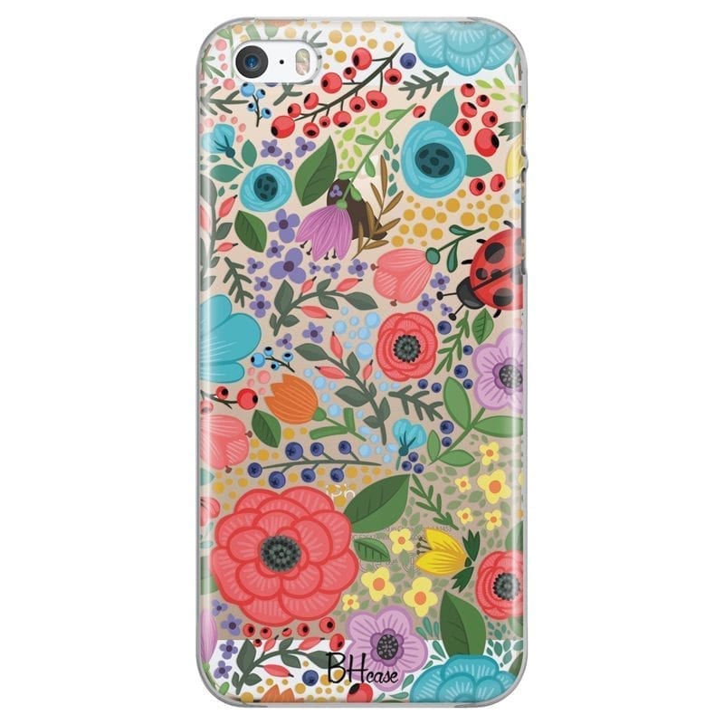Spring Flowers Coque iPhone SE/5S