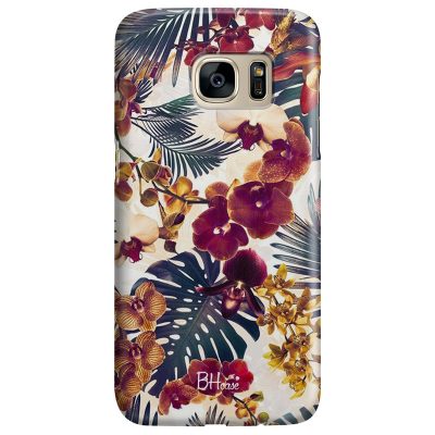 Tropical Floral Coque Samsung S7