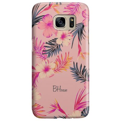 Tropical Pink Coque Samsung S7