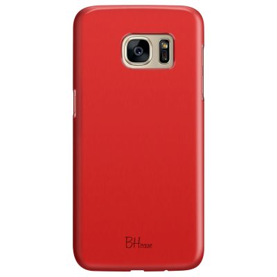 Red Apple Color Coque Samsung S7