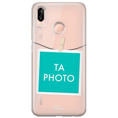 Coque avec photo encadrée pour Huawei P20 Lite