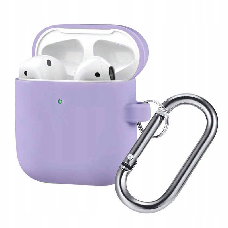 Silicone Protective Coque For Airpods Purple