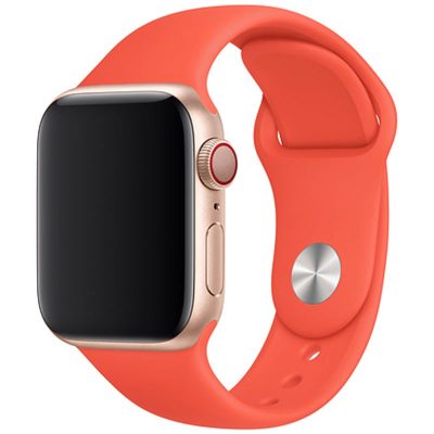 Silicone Bracelet Apple Watch 41/40/38mm Apricot Large