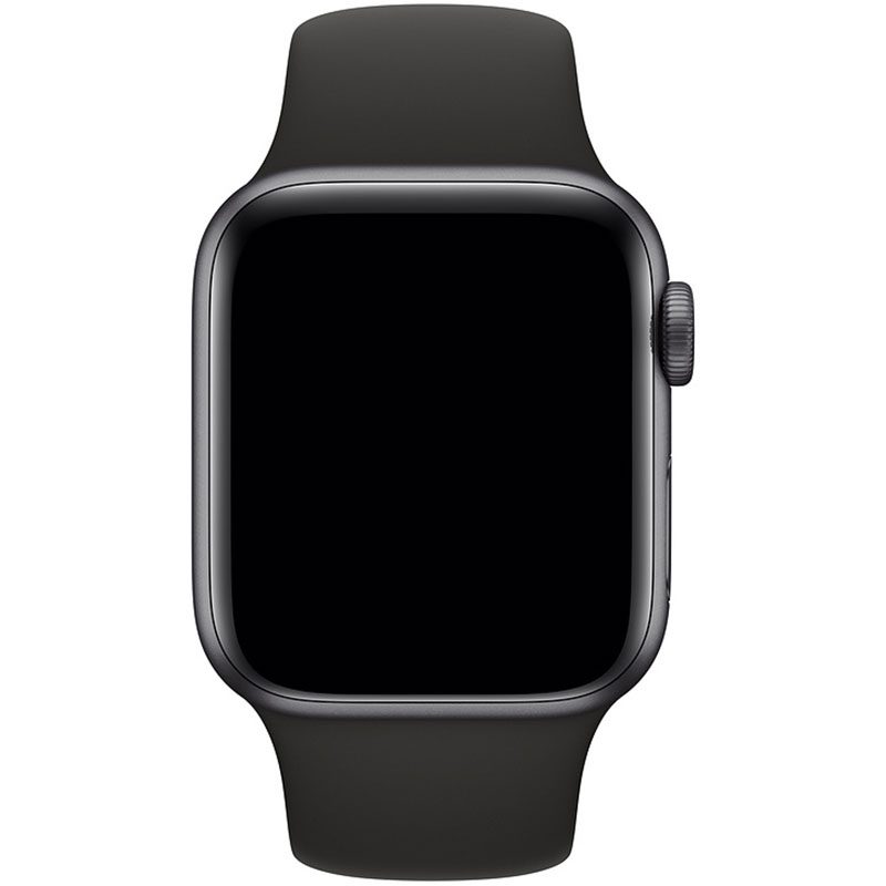 Silicone Bracelet Apple Watch 41/40/38mm Black Large
