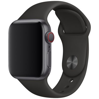 Silicone Bracelet Apple Watch 41/40/38mm Black Large